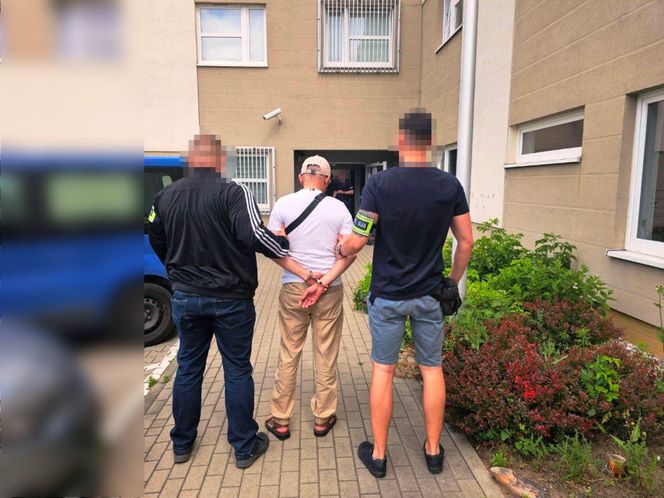 Akcja policji na ul. Brzeskiej