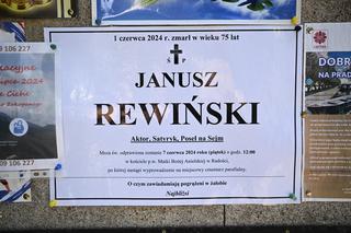 Pogrzeb Janusz Rewiński