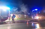 Pożar domu w Majkowie w powiecie skarżyskim