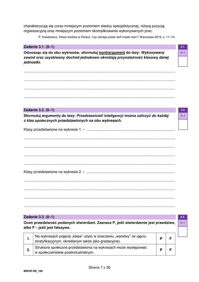 Matura 2025: WOS poziom rozszerzony 13.05.2025. ARKUSZE CKE [Formuła 2023]	