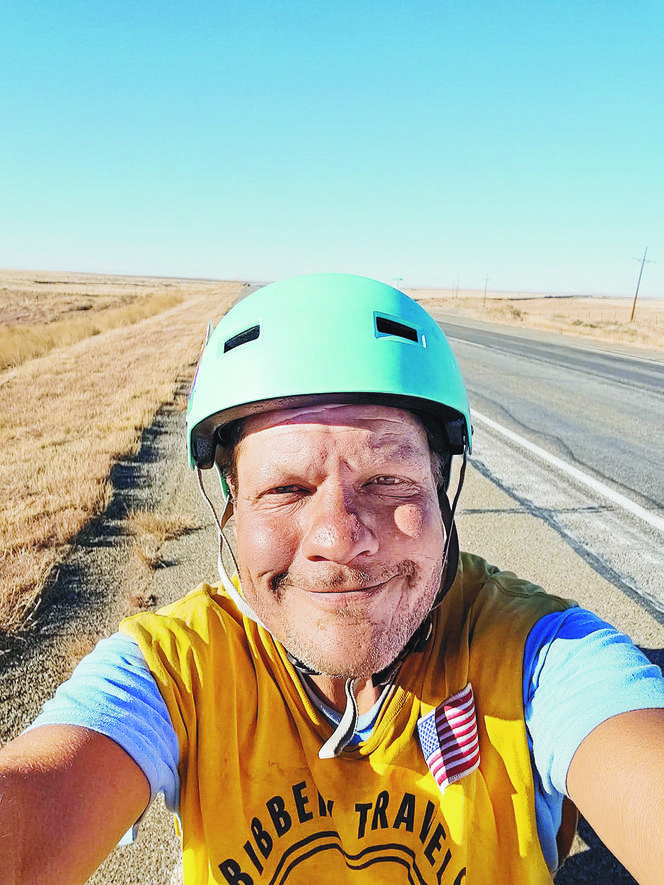 Przepedałuje przez Amerykę trzy razy 