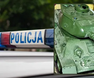 41-latek ukradł… czołg! Swoją zdobycz ukrywał w budynku gospodarczym