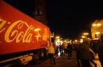 Ciężarówka Coca-cola w Białymstoku! Świąteczna atrakcja przyciągnęła tłumy mieszkańców na Rynek Kościuszki