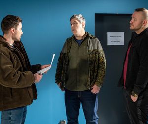 Na sygnale, odc. 727. Alek (Adam Turczyk) i jego wspólnicy - Lech (Patryk Zając), Sławek (Grzegorz Ciagardlak)