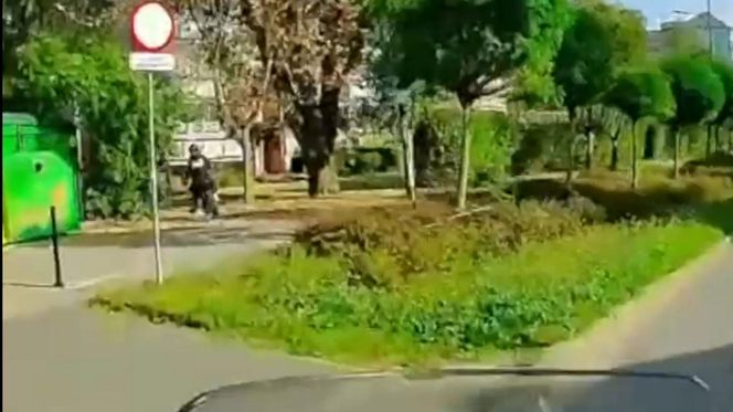 Szaleńcza ucieczka ulicami Piaseczna