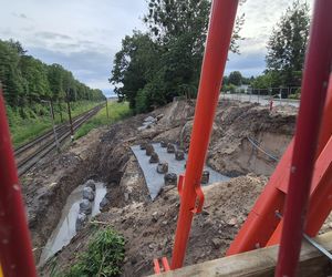Postępują prace na olsztyńskim Tracku. Powstaje m.in. nowoczesny wiadukt