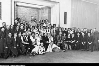 Zespół przebywający na występach w Białymstoku. Lata 1930 - 1939