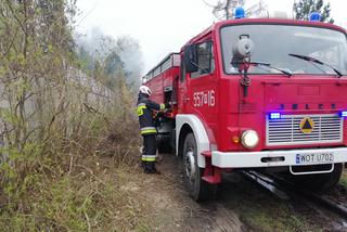 Pożar w miejscowości Zakręt