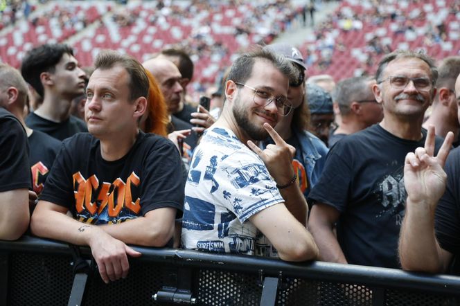 Koncert AC/DC w Warszawie (4.07.2025) - część pierwsza. Organizatorem koncertu jest Live Nation