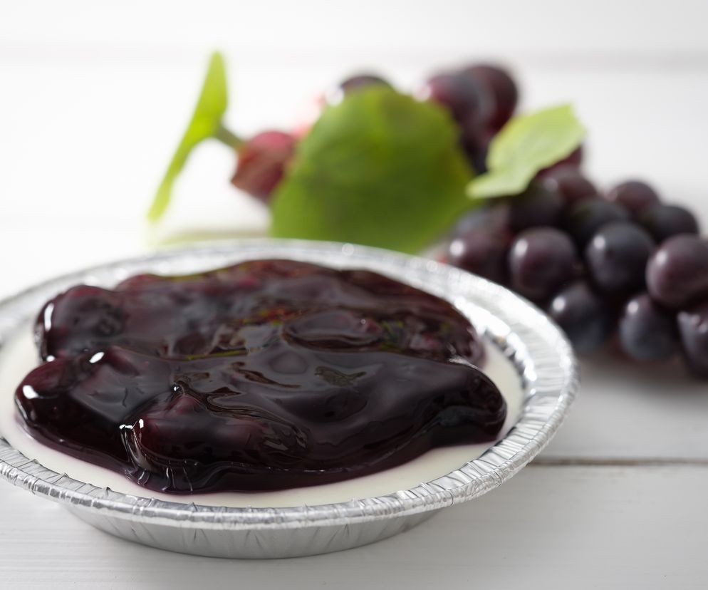 Galaretka z winogron - przepis