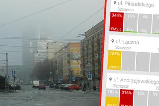 Smog w Szczecinie. Dzisiaj oddychamy niezdrowym powietrzem