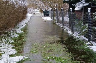 Podtopienia na Wyspie Puckiej