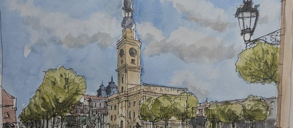 Koncepcja przebudowy Rynku w Lesznie - na razie na akwarelach