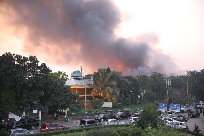 Na lotnisku w Dhace, stolicy Bangladeszu, doszło do pożaru