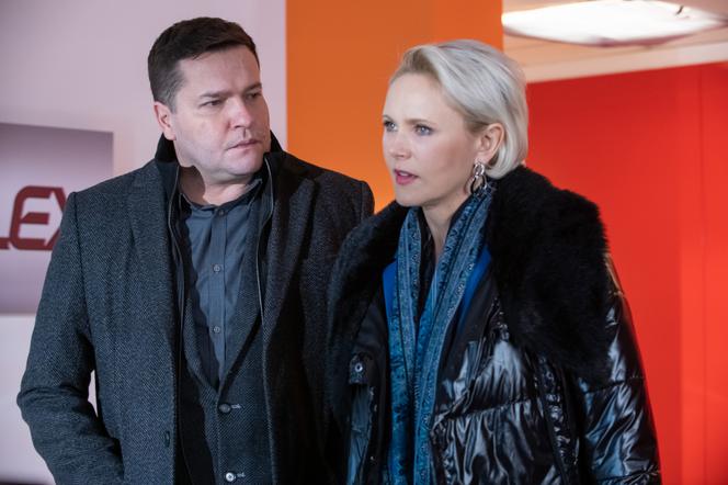 Na Wspólnej odc. 2879. Ilona Zdybicka (Anna Samusionek), Michał Brzozowski (Robert Kudelski)