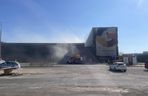 Pożar hali przy Modlińskiej 6D w Warszawie (20.03.2025)