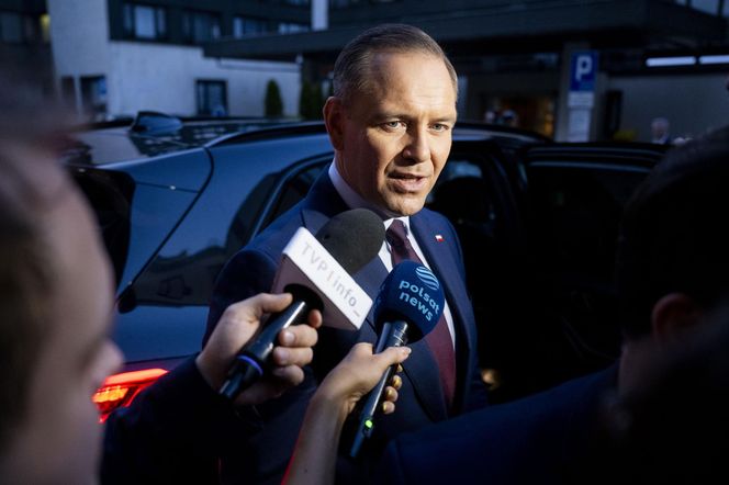 Karol Nawrocki po udzieleniu wywiadu