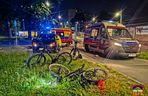 Niecodzienne zdarzenie w Tychach. Zderzenie dwóch elektryków. Są w szpitalu