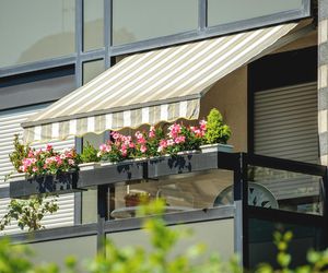 Balkon na parterze