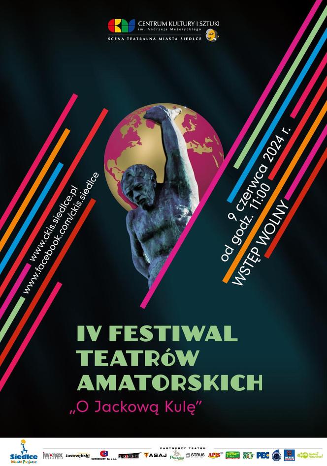 IV edycja Festiwalu Teatrów Amatorskich „O Jackową Kulę” już 9 czerwca w Siedlcach!