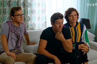 Barwy szczęścia, odc. 2212. Justin (Jasper Sołtysiewicz), Kacper (Jakub Szlachetka), Kajtek (Jakub Dmochowski)