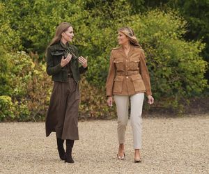 Pierwsza Dama USA w Windsorze spotkała się z królową Kamilą i księżną Kate