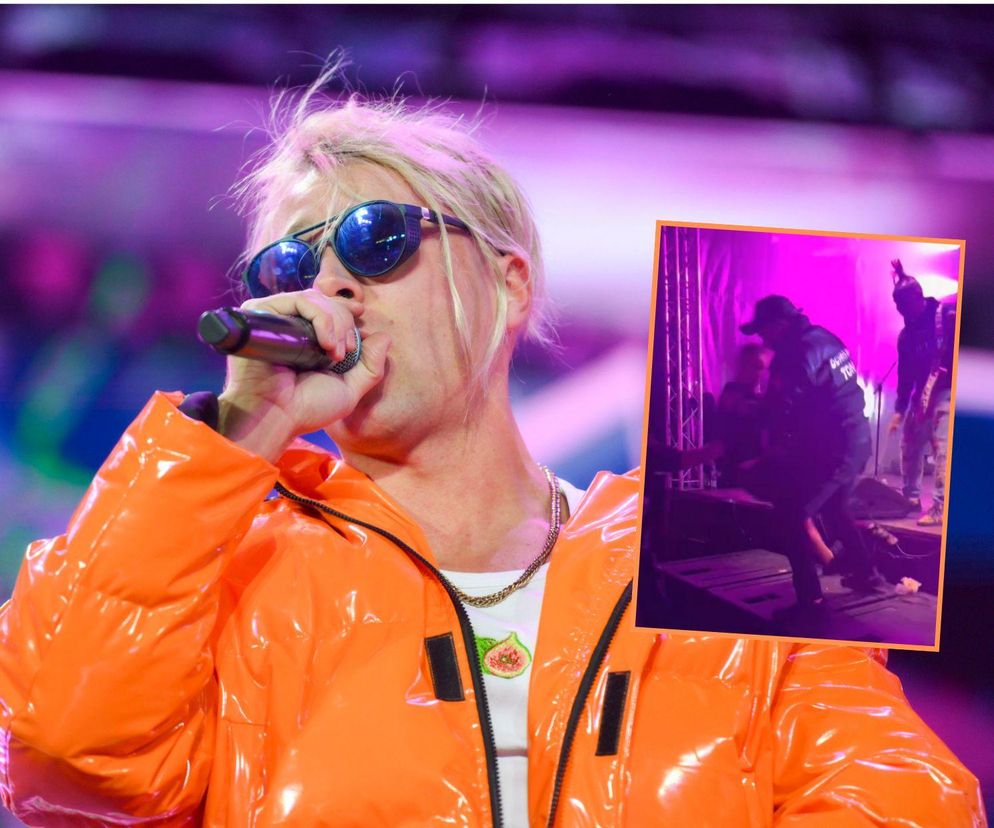 Fan Skolima próbował wedrzeć się na scenę. Ochrona musiała reagować natychmiast