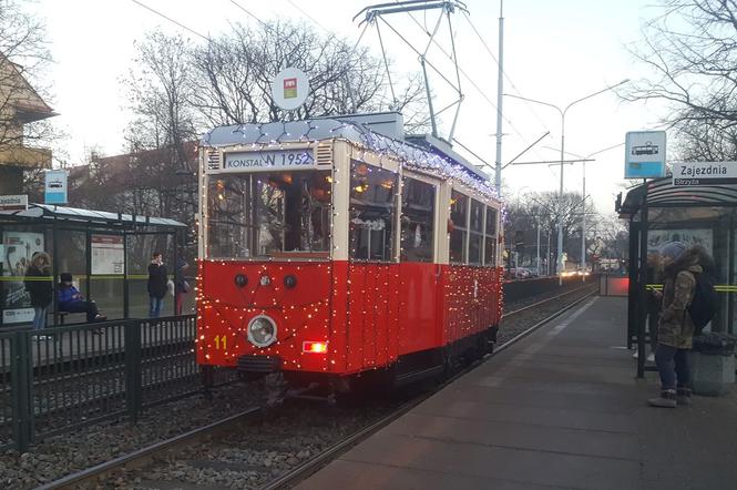 Świąteczny tramwaj już kursuje po Gdańsku!