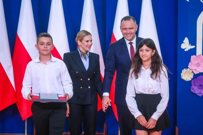 Marta Nawrocka na rozpoczęciu roku szkolnego