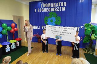 Program jest częścią projektu „EKOmaraton Siedlce z Segregiuszem” promującego edukację ekologiczną wśród najmłodszych poprzez zabawę