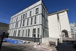 To już końcówka przebudowy teatru Polskiego w Bydgoszczy. Już wygląda imponująco! 