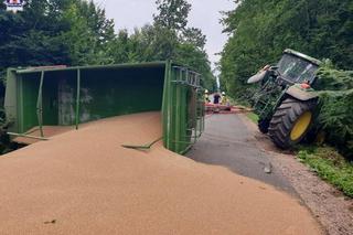 Rolnik jechał do skupu zboża. Nagle stało się coś dziwnego