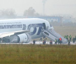 Kapitan Wrona dokonał heroicznego lądowania bez podwozia