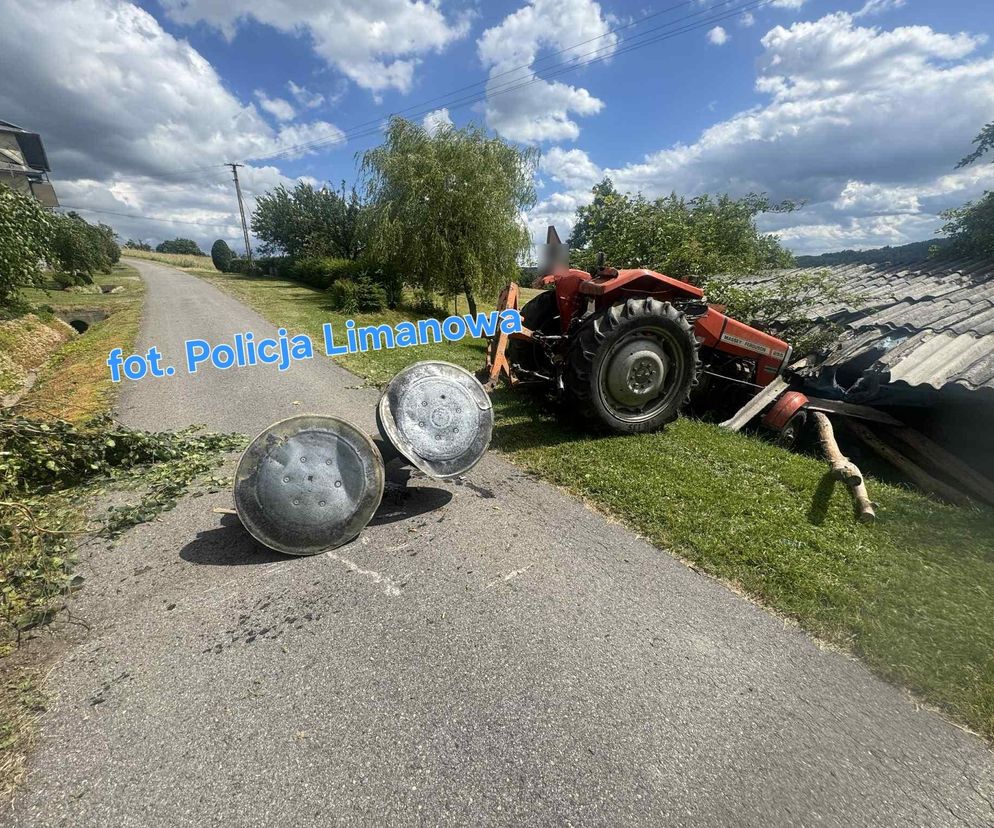 Miał 8 promili i kierował traktorem