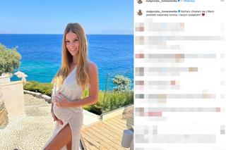 Małgorzata Tomaszewska w ciąży