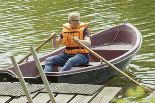 Senator Krzysztof Kwiatkowski relaksuje się na łonie natury