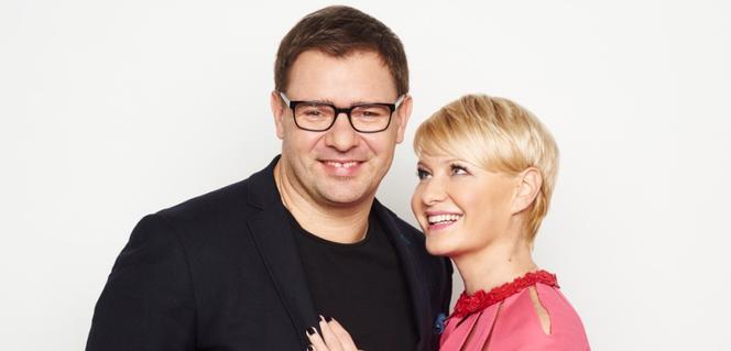 Rodzinka.pl 6 sezon. Natalia (Małgorzata Kożuchowska), Ludwik (Tomasz Karolak)