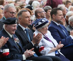 Spotkanie Andrzeja Dudy i Rafała Trzaskowskiego z powstańcami warszawskimi