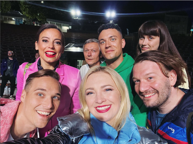Anna Mucha (Magda w M jak miłość). Maurycy Popiel (Olek w M jak miłość), Barbara Kurdej Szatan (Joasia w M jak miłość), Michał Ziembicki, Dominika Piotrowska