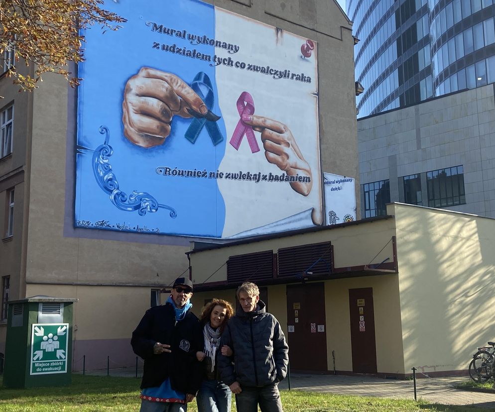 Na ścianie szpitala we Wrocławiu powstał wyjątkowy mural