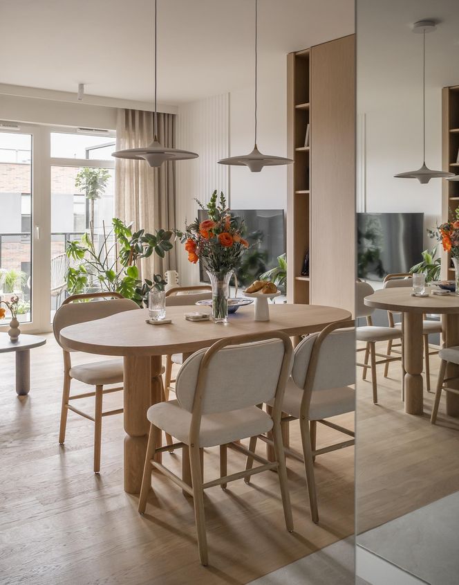 Mieszkanie architekta w Poznaniu inspirowane organicznymi kształtami