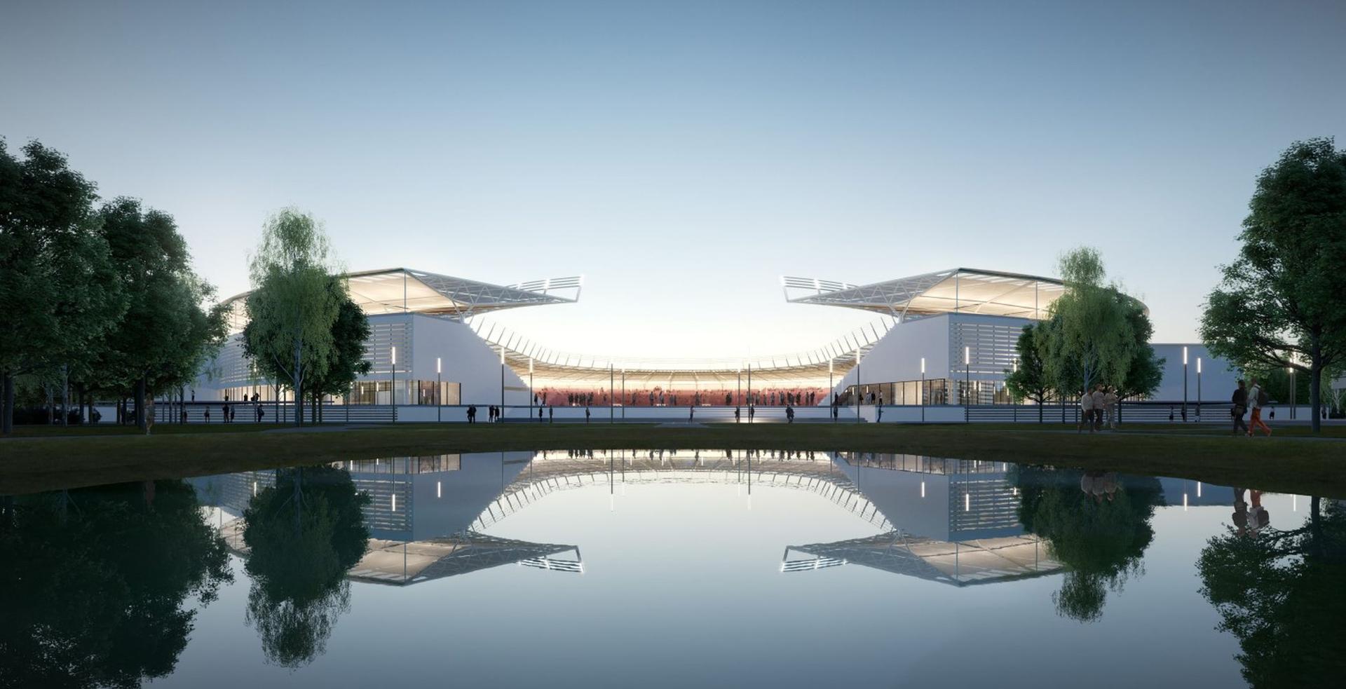 Hala sportowa i główny stadion warszawskiej Skry