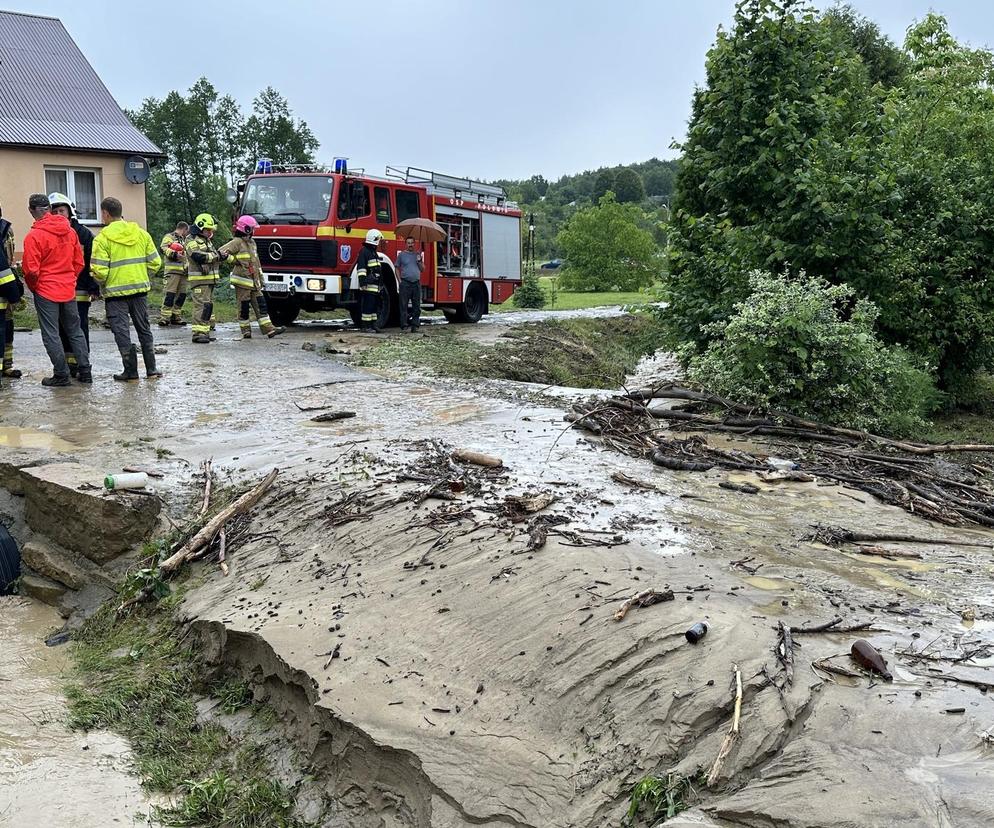 Ulewy na Podkarpaciu