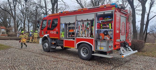 Potężne wichury przechodzą przez Małopolskę. Strażacy interweniowali ponad 120 razy