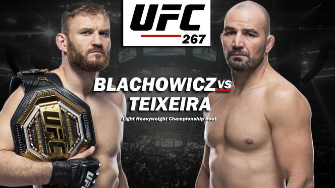 Błachowicz - Teixeira Transmisja TV NA ŻYWO Gdzie oglądać UFC 267 Błachowicz walka w TV dzisiaj Na jakim programie UFC w TV 30.10