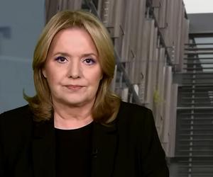 Danuta Holecka po śmierci syna wróciła na antenę Telewizji Republika. Strój mówił wszystko