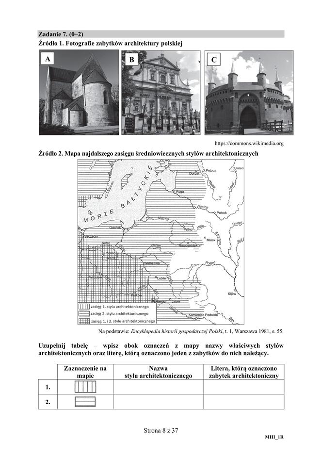 ARKUSZE CKE - Matura historia 2019