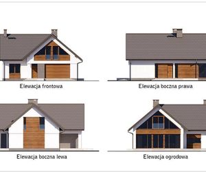 Projekt domu Piękny widok (wariant I) z kolekcji Muratora