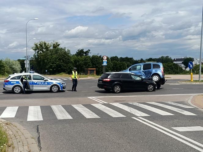 Wypadek ul. Kuronia w Białymstoku