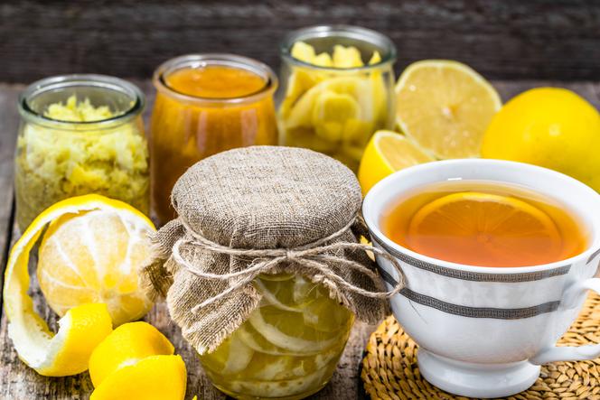 Domowy cytrusowy syrop do herbaty
